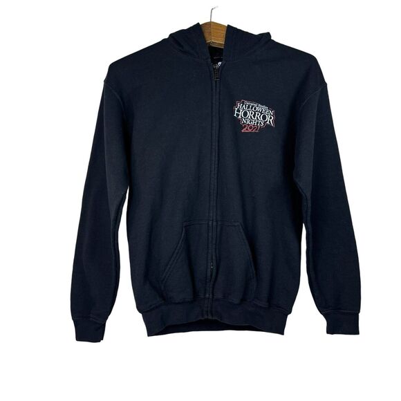 Universal Studios Unisex Sweatshirt Size XS Black Halloween Horror Nights 2021 - Picture 2 of 10